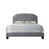 ACME Tradilla Queen Bed, Gray Fabric