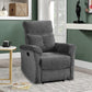 ACME Treyton Glider Recliner, Gray Chenille