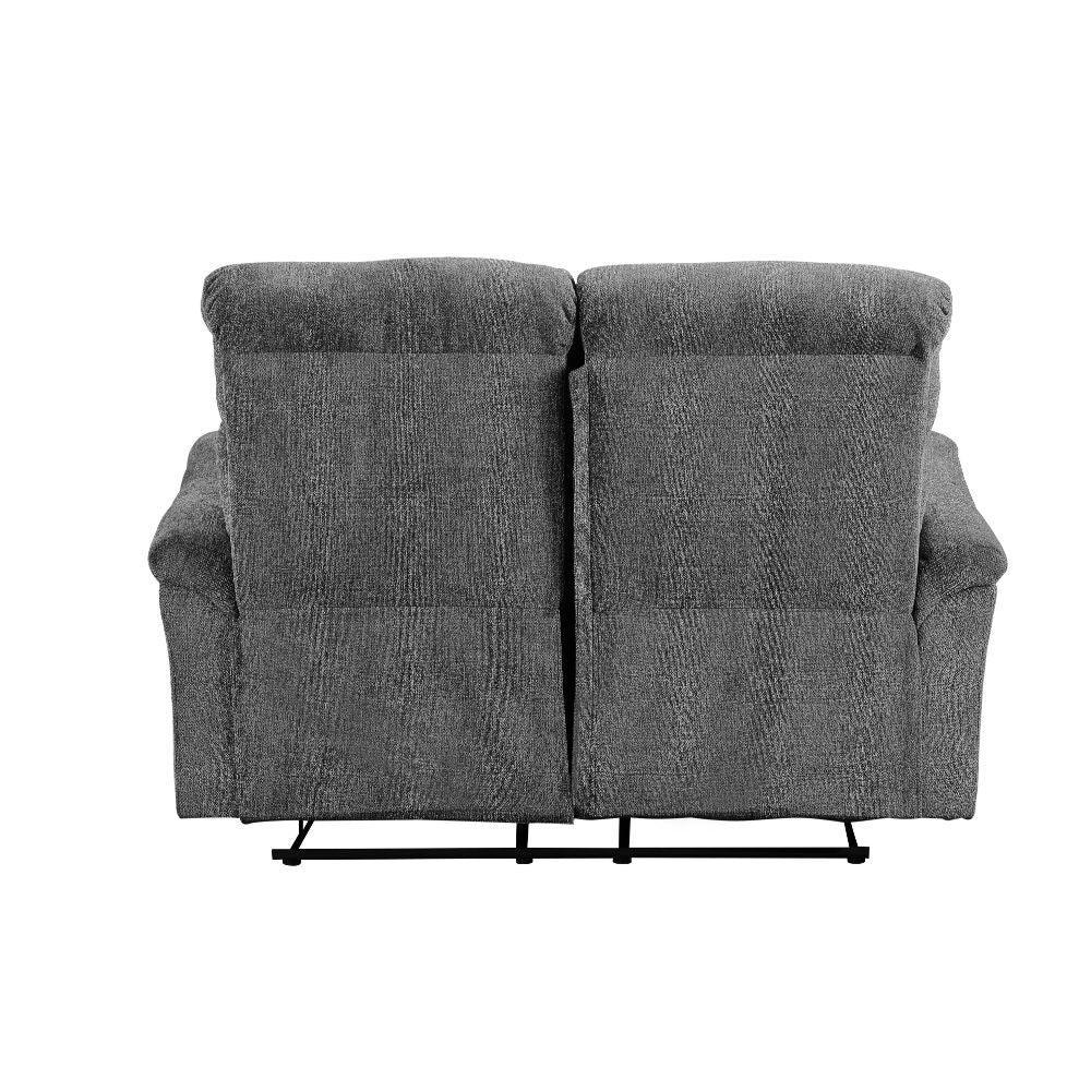 ACME Treyton Loveseat (Motion), Gray Chenille