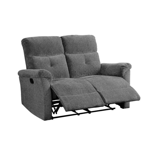 ACME Treyton Loveseat (Motion), Gray Chenille