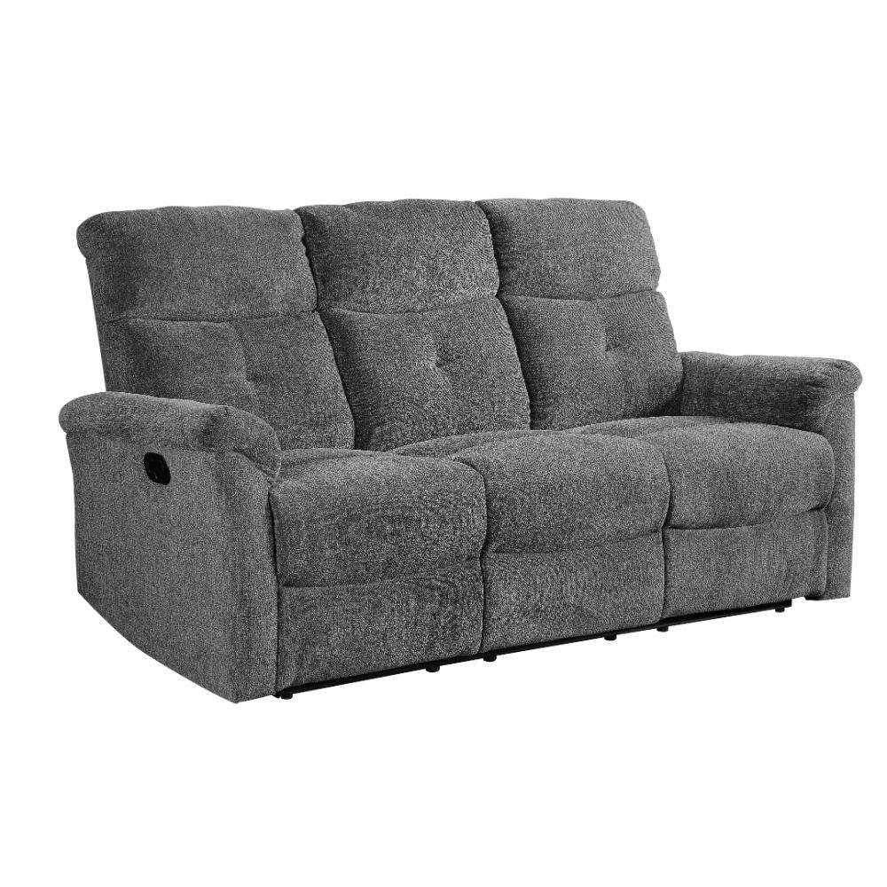 ACME Treyton Sofa (Motion), Gray Chenille