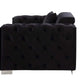 ACME Trislar Loveseat w/4 Pillows, Black Velvet 1