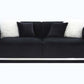 ACME Trislar Sofa w/4 Pillows, Black Velvet 1