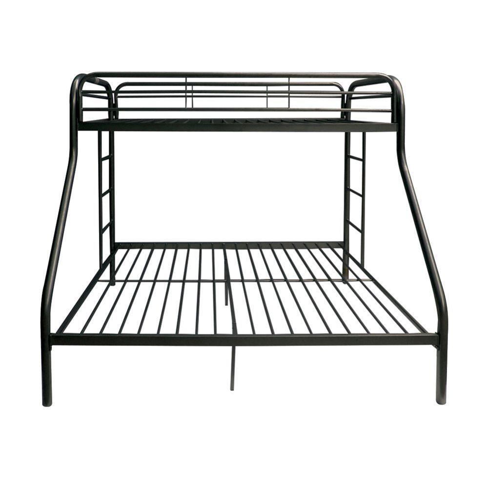 ACME Tritan Twin/Full Bunk Bed, Black