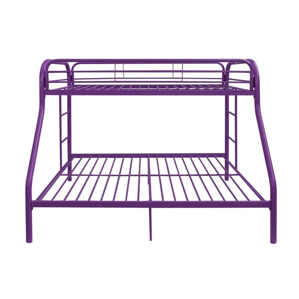 ACME Tritan Twin/Full Bunk Bed, Purple