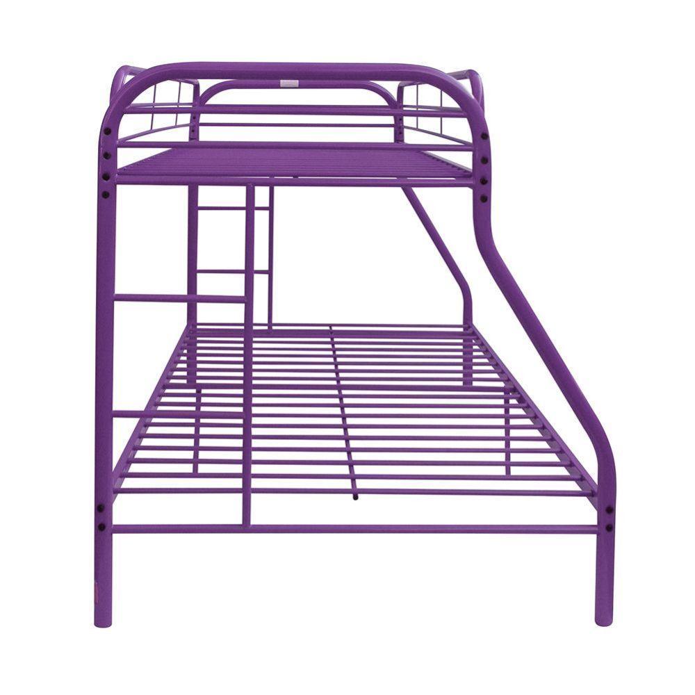 ACME Tritan Twin/Full Bunk Bed, Purple