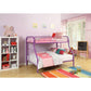 ACME Tritan Twin/Full Bunk Bed, Purple