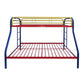 ACME Tritan Twin/Full Bunk Bed, Rainbow