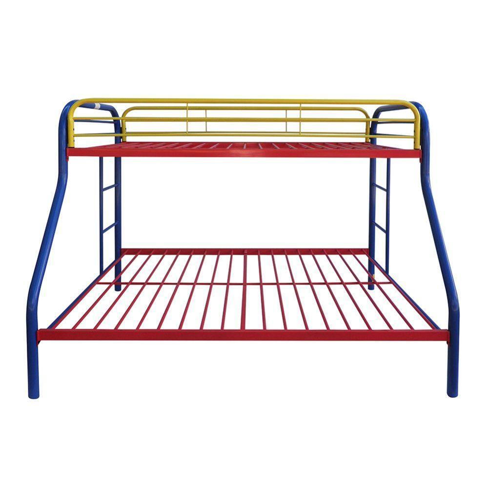 ACME Tritan Twin/Full Bunk Bed, Rainbow