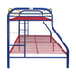 ACME Tritan Twin/Full Bunk Bed, Rainbow