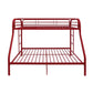 ACME Tritan Twin/Full Bunk Bed, Red