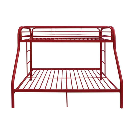 ACME Tritan Twin/Full Bunk Bed, Red