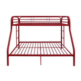 ACME Tritan Twin/Full Bunk Bed, Red