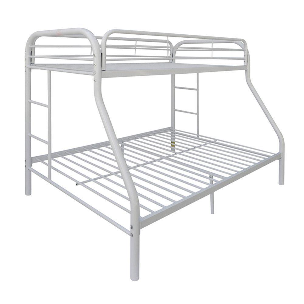 ACME Tritan Twin/Full Bunk Bed, White