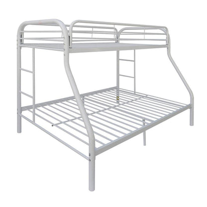 ACME Tritan Twin/Full Bunk Bed, White