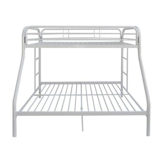 ACME Tritan Twin/Full Bunk Bed, White