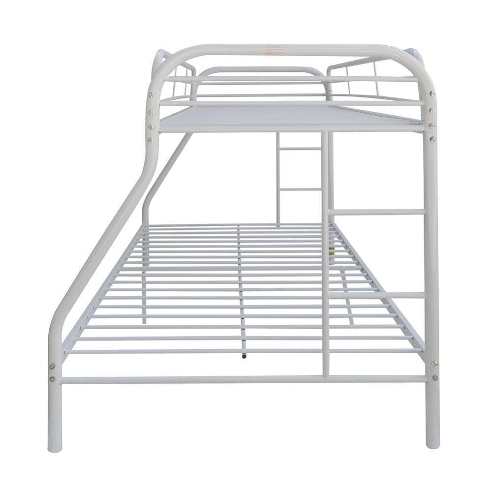 ACME Tritan Twin/Full Bunk Bed, White