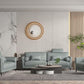 ACME Tussio Sofa w/5 Pillows, Watery Leather