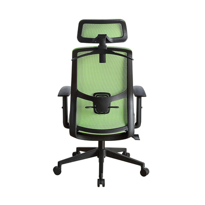 ACME Umika Office Chair, Green & Gray Fabric