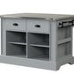 ACME Urrur Kitchen Island, Gray Finish