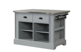 ACME Urrur Kitchen Island, Gray Finish