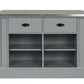 ACME Urrur Kitchen Island, Gray Finish