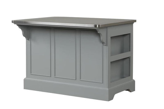 ACME Urrur Kitchen Island, Gray Finish