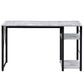 ACME Vadna Writing Desk, Antique White & Black Finish