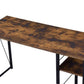 ACME Vadna Writing Desk, Weathered Oak & Black Finish