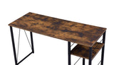 ACME Vadna Writing Desk, Weathered Oak & Black Finish