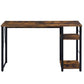 ACME Vadna Writing Desk, Weathered Oak & Black Finish