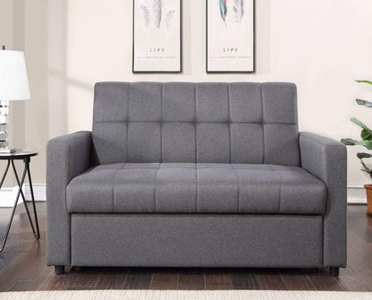 ACME Vaiknock Adjustable Sofa , Dark Gray Linen