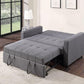 ACME Vaiknock Adjustable Sofa , Dark Gray Linen