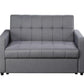 ACME Vaiknock Adjustable Sofa , Dark Gray Linen