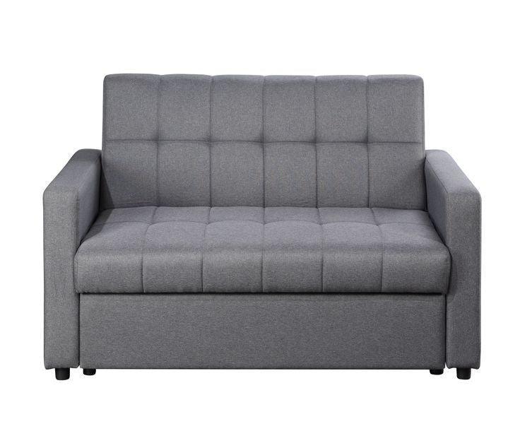 ACME Vaiknock Adjustable Sofa , Dark Gray Linen