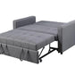 ACME Vaiknock Adjustable Sofa , Dark Gray Linen