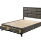 ACME Valdemar Eastern King Bed w/Storage, Weathered Gray