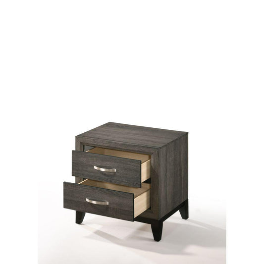 ACME Valdemar Nightstand , Weathered Gray