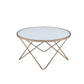 Valora Coffee Table, Champagne & Frosted Glass
