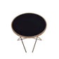 ACME Valora End Table, Champagne & Black Glass