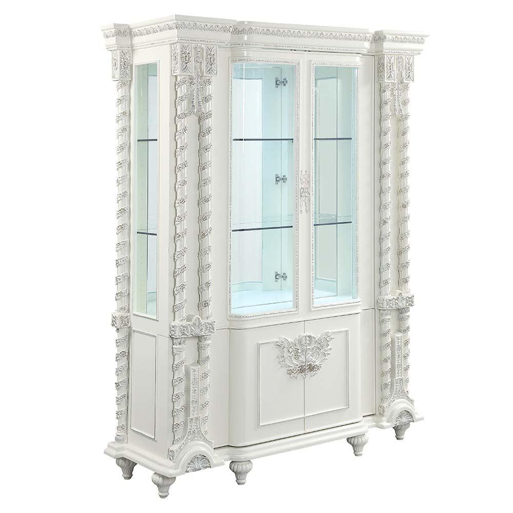 ACME Vanaheim Curio, Antique White Finish