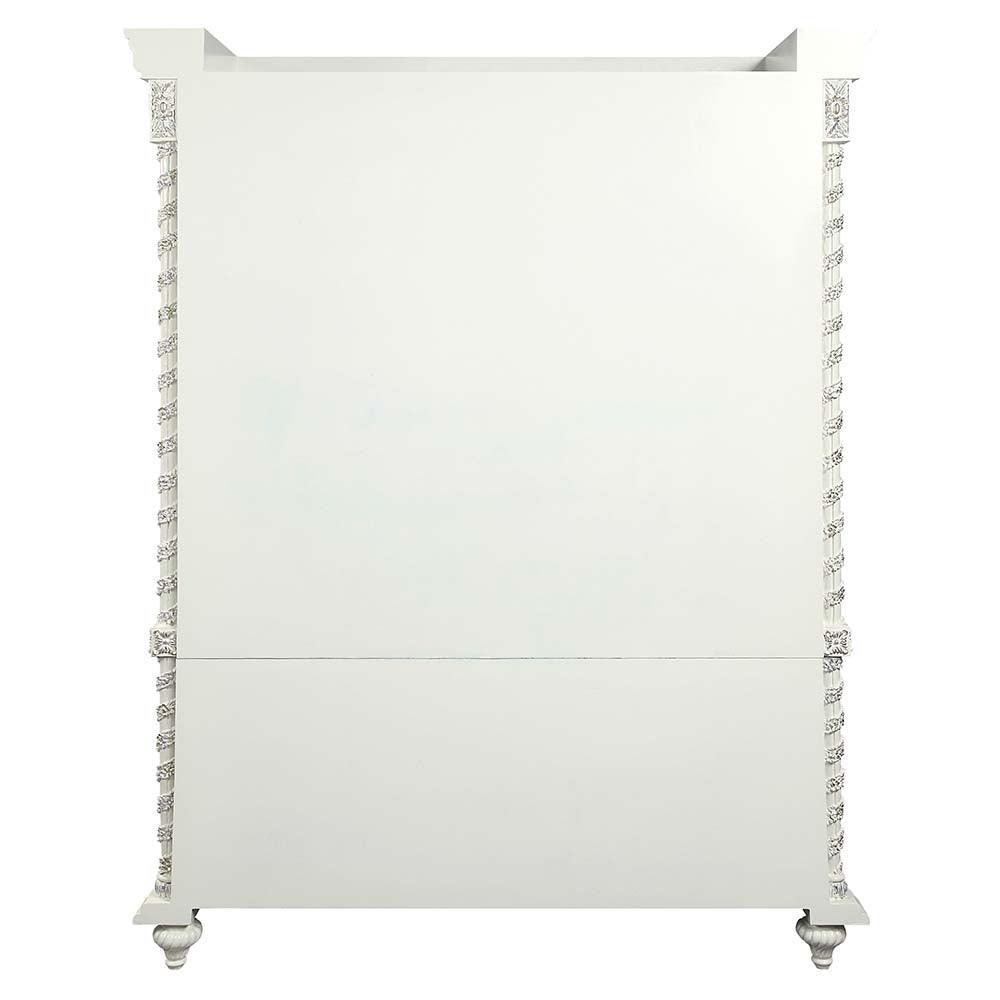 ACME Vanaheim Curio, Antique White Finish