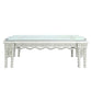 ACME Vanaheim Dining Table, Antique White Finish