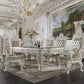 ACME Vanaheim Dining Table, Antique White Finish