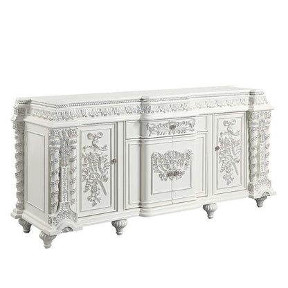 ACME Vanaheim Server, Antique White Finish