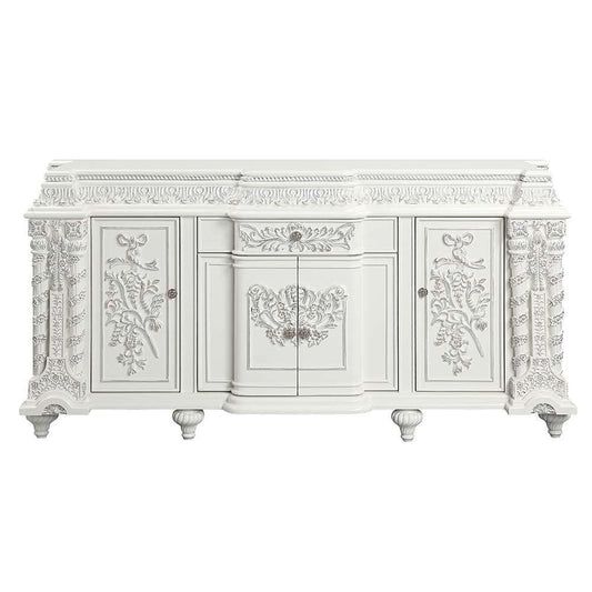 ACME Vanaheim Server, Antique White Finish