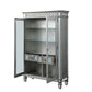 ACME Varian Curio, Mirrored & Antique Platinum