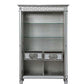 ACME Varian Curio, Mirrored & Antique Platinum