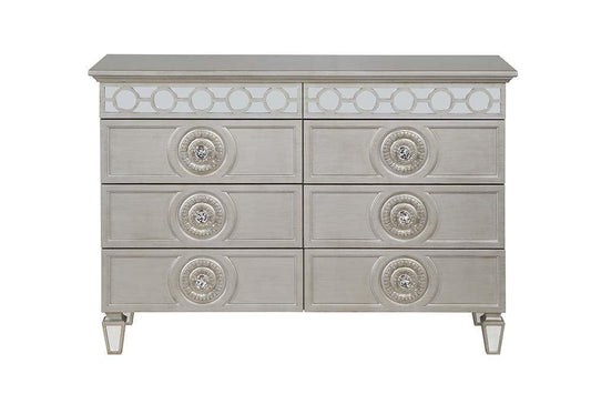 ACME Varian Dresser, Silver & Mirrored Finish