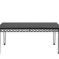 ACME Varian II Dining Table, Mirrored & Black Finish